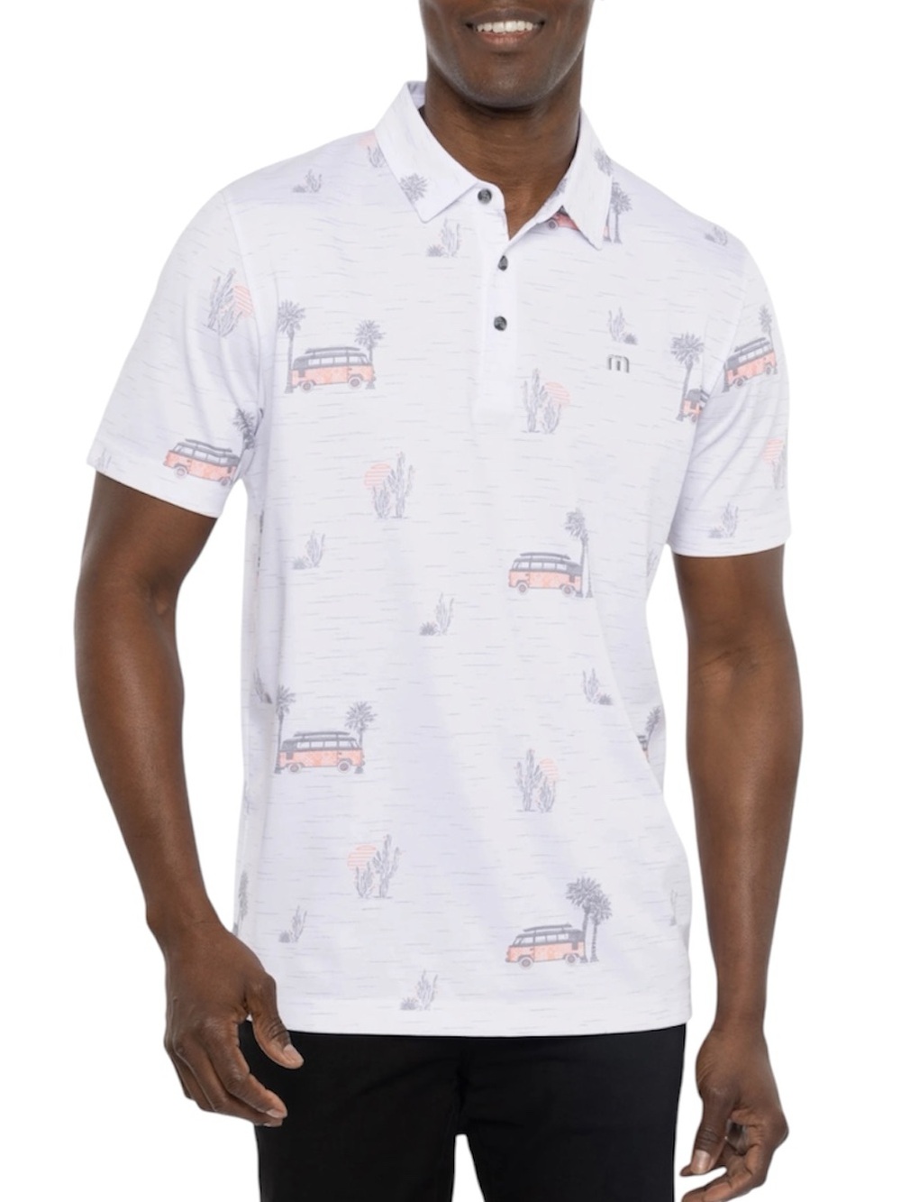 TRAVIS MATTHEW Four Wheeling Piqué Polo